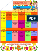 Horario de Clases - Semana 26