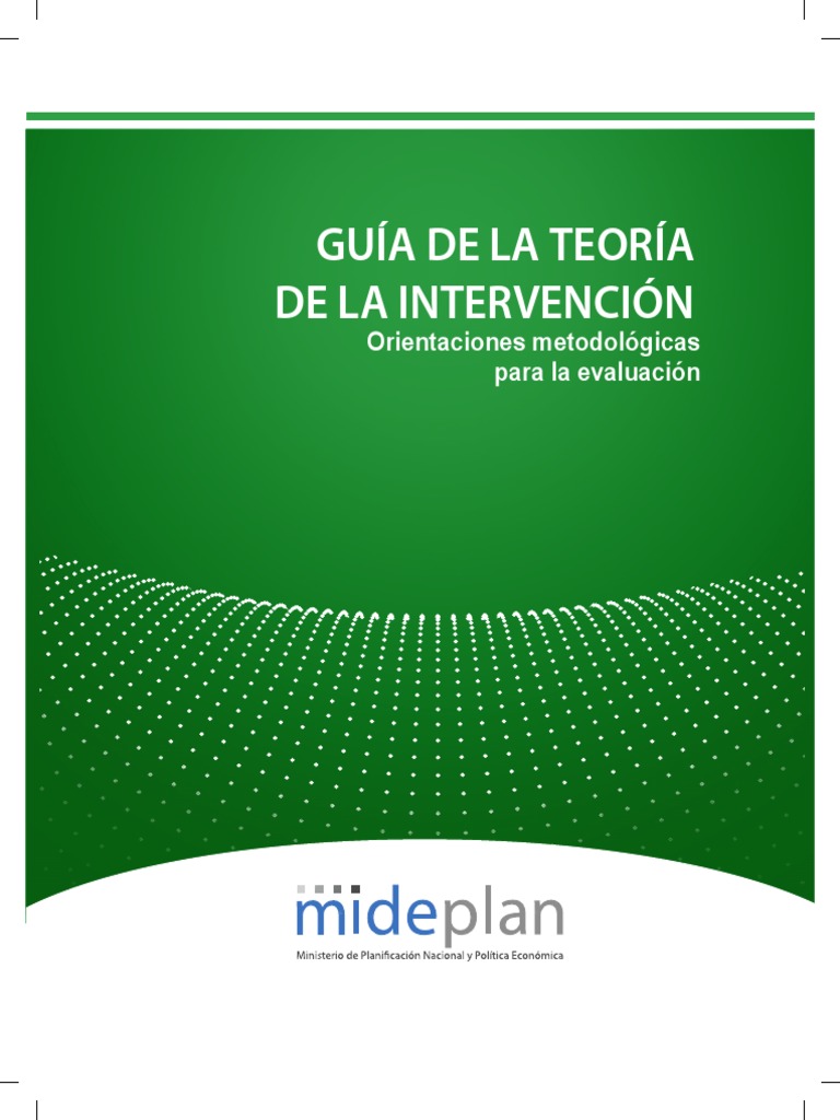 Mideplan (2017) - Guia de La Teoría de La Intervención. | PDF ...