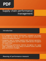 Supply Chain Performance Management