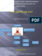 Spesific Assessment and Comprehensive Clinical Presentation Related To