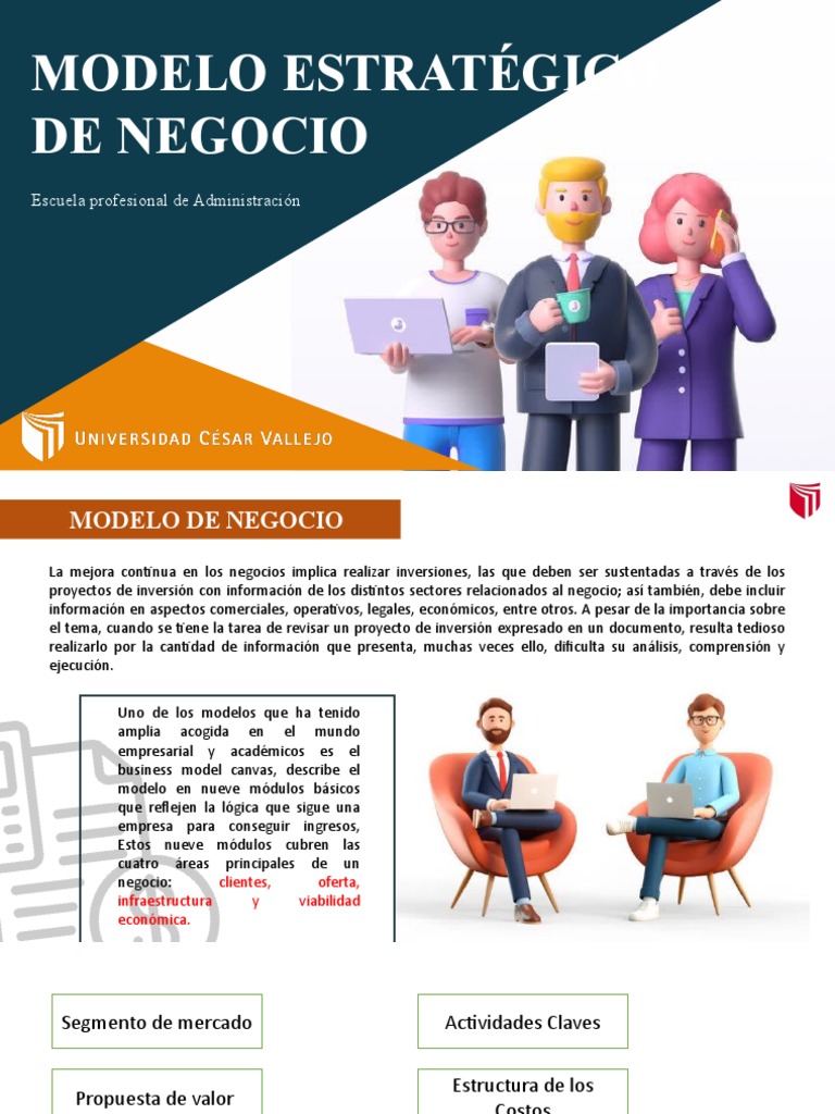 Modelo Estratégico de Negocio | PDF | Modelo de negocio | Mercado ...
