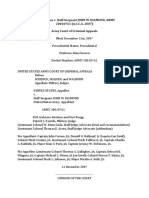 United States V Staff Sergeant John M. Diamond, December 21, 2007