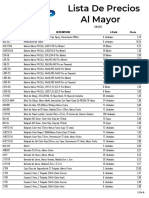 Lista de Precio Mayor VSP-3