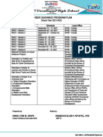 Carer Guidance Program Plan