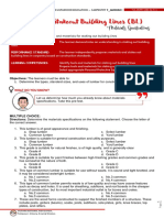 LESSON 2 - Materials Specification With Work Sheets & Activities