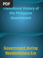 Transitional History of The Philippines