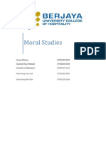 An Analysis of One Moral Issue That Affects College Students in Malaysia1