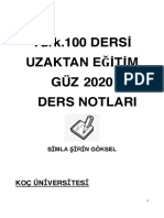 2020güz Türk100kitap