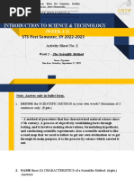 WEEK 1-2 - GROUP ACTIVITY-2-The Scientific Method GROUP 4 - 8B804