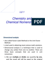 Chemistry and Chemical Nomenclature