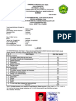 Surat Keterangan Hasil Ujian Sekolah (SKHUS)