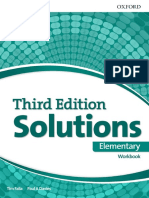 Solutions Elementary 3ed Workbook