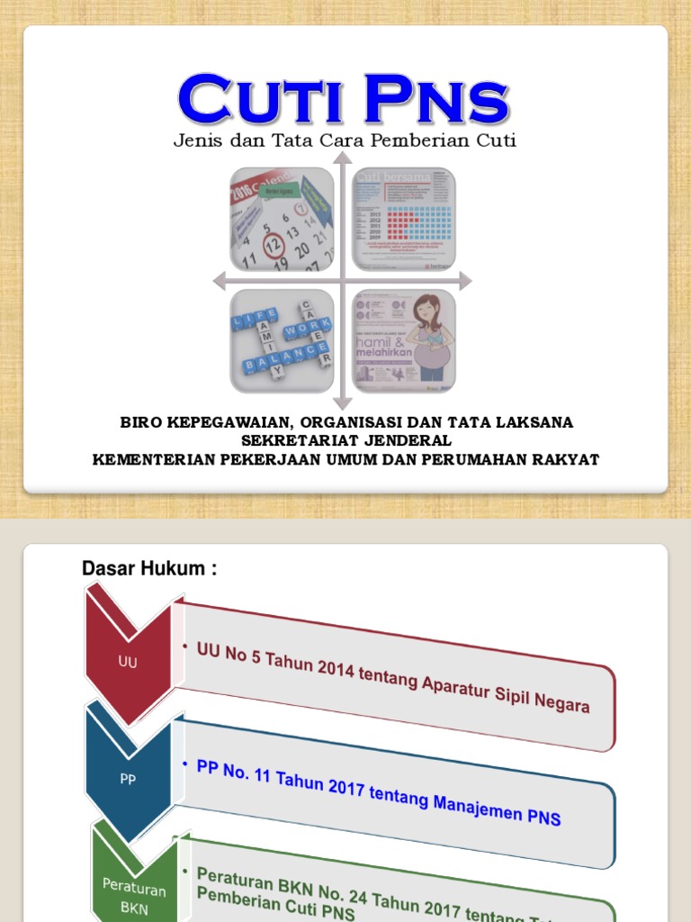 Panduan - e-HRM - PUPR Cuti PNS | PDF