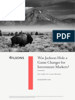 Was Jackson Hole A Game Changer For Investment Markets?: 05 September 2022