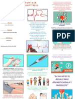 Triptico. La Importancia de Los Signos Vitales