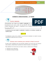 Clase Virtual Unidad 3 - Determinantes 2 Parte 2021