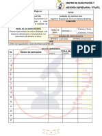 Lista de Asistencia Manejo Integrado de Plagas