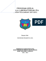 Contoh Program Kerja Kepala Laboratorium