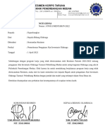 Nota Dinas Surat Pengajuan Peralatan Olahraga Fix