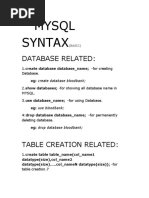 MYSQL