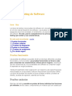 Tipos de Testing de Software