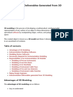 Instrumentation Deliverables Generated From 3D Modeling