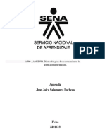 AP09-AA10-EV04. Diseño Del Plan de Mantenimiento Del Sistema de Información.