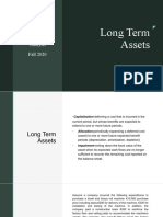 Analyzing Long Term Assets