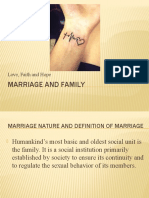 Marriage and Family