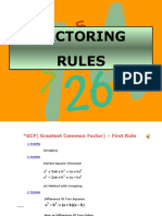 Complete Factoring Rules