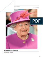 Elizabeth II Quiz