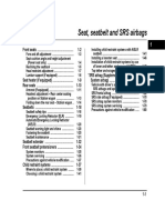 Seat Seatbelt and SRS Airbags