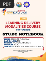 LDM2 STUDY NOTEBOOK