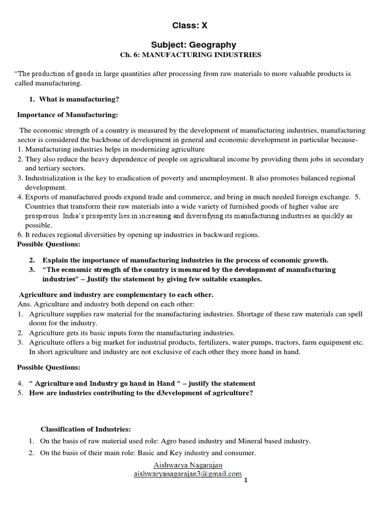 Manufacturing Industries PDF Steel Steel Mill