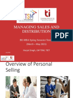 Managing Sales Distribution