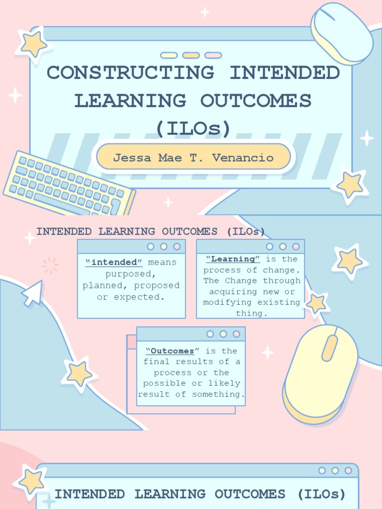 Constructing intended learning outcomes pdf