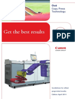 Brochure Guidelines For Preprinted Media - Oce Copy Press Technology - GB - April2011