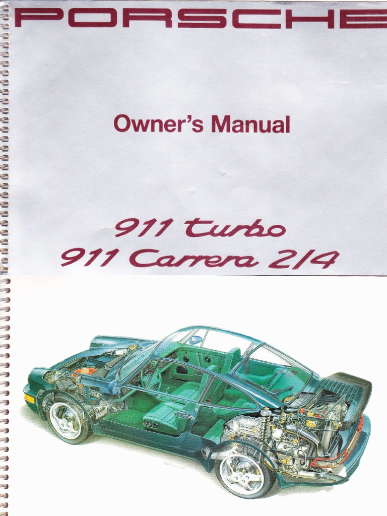 2004 Porsche 911 Carrera Owners Manual - Original Handbook & Guide Book