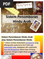 Sistem Penomboran Hindu Arab