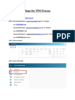 Tpo Process Manual For Students