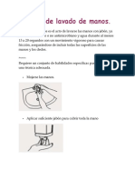 Técnica de Lavado de Manos