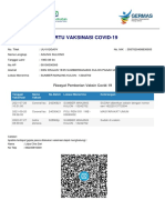 Kartu Vaksinasi Covid-19: Riwayat Pemberian Vaksin Covid-19
