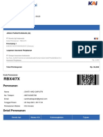 Payment Detail Perjalanan