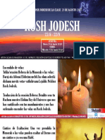 Guía para Rosh Jodesh del 20 de Agosto 2017