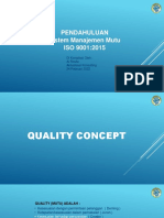 Quality Manajemen System Iso 9001 - 2015