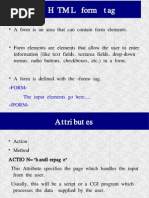 Thehtml Form Tag: The Input Elements Go Here....