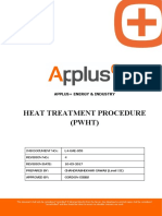  Heat Treatment Procedure (PWHT)