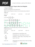 T5-Bài 15-C NG TR Nhân Chia TH I Gian | PDF