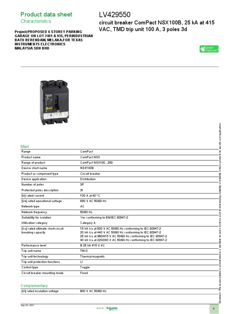 MCCB Catalogue PDF Alternating Current Electrical Engineering