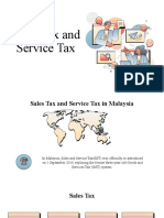 Sales Tax and Service Tax